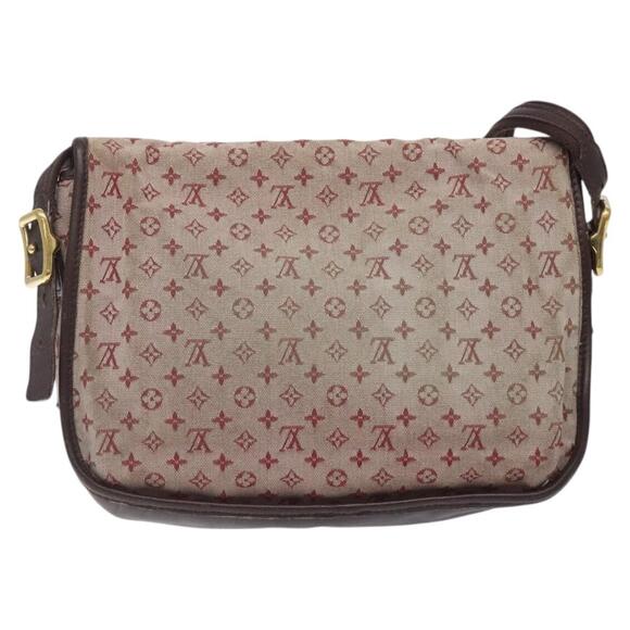 LOUIS VUITTON Monogram Mini Belanger Shoulder Bag Red Ｍ92171 M92171 - Picture 3 of 13